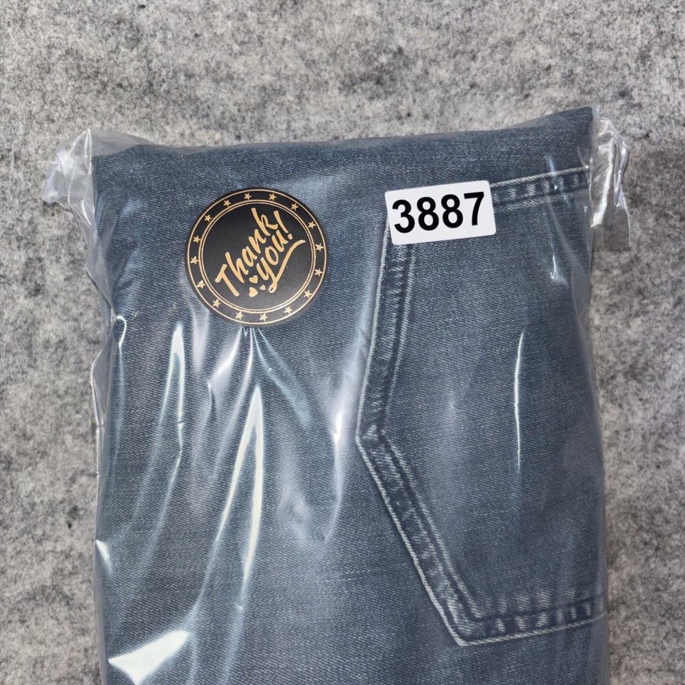 7 For All Mankind Jeans Mens 36x32 Blue The Straight Breckenridge Denim Stretch - Picture 11 of 11